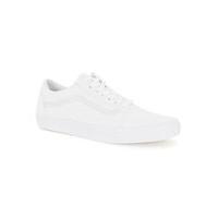 mens vans white old skool trainers white