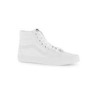 Mens VANS White Sk8-Hi Trainers, White