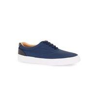 Mens Blue Navy Nylon Trainers, Blue