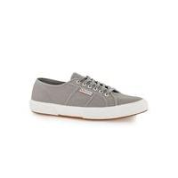 Mens SUPERGA Grey Canvas Trainers, Grey