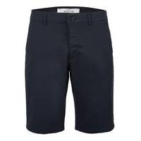 mens blue navy stretch slim shorts blue