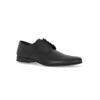 mens black leather derby shoes black