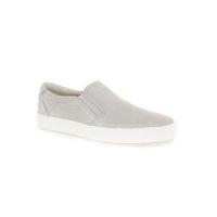 Mens Grey Suede Slip On Sport Shoes, Grey