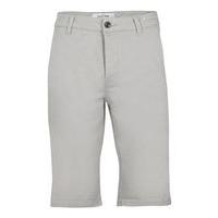 Mens Grey Longer Length Chino Short, Grey