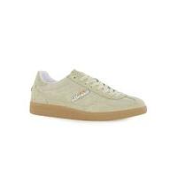 mens white ellesse oatmeal suede trainers white