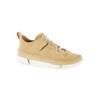 mens brown clarks originals beige suede trigenic flex shoes brown