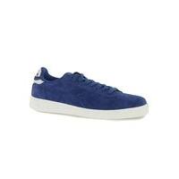 Mens DIADORA Blue Leather Trainers, Blue