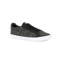 Mens Black Knit Trainers, Black