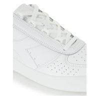 Mens DIADORA White Perforated Trainers, White