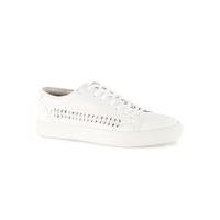 Mens White Leather Trainers, White
