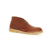 Mens Brown UNION Tan Leather Chukka Boots, Brown