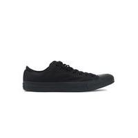 Mens CONVERSE Black Mono Plimsolls, Black