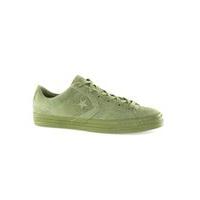 Mens Green CONVERSE Khaki Star Player Suede Trainers, Green