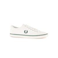 Mens FRED PERRY White Heavy Pique Trainers, White