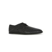 mens hudson london black woven leather lace up shoes black