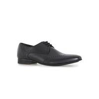 Mens HUDSON LONDON Erato Black Leather Brogues, Black