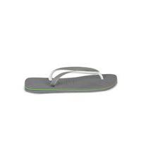 mens mid grey havaianas grey and white flip flops mid grey