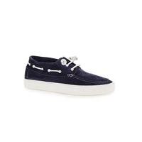 mens blue selected homme navy suede boat shoes blue
