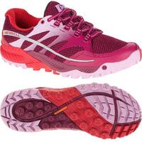 merrell all out charge ladies running shoes ss16 red 8 uk