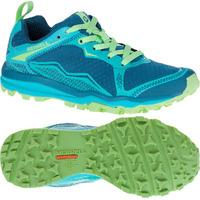 Merrell All Out Crush Light Ladies Running Shoes SS16 - Green, 4.5 UK