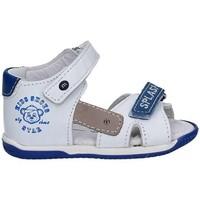 melania me0813a7eb sandalo velcro kid bianco mens sandals in white