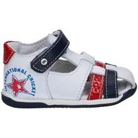 melania me0801a7ea sandalo velcro kid bianco mens sandals in white