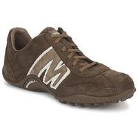 merrell sprint blast mens shoes trainers in brown