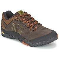 merrell annex mens sports trainers shoes in brown