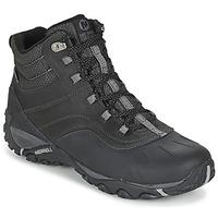 merrell atmost mid wtpf mens walking boots in black