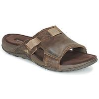 merrell terrant slide mens sandals in brown