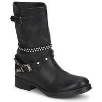 meline maider womens mid boots in black