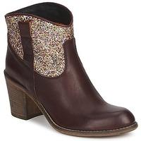 Meline ESRA women\'s Low Ankle Boots in brown