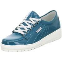 mephisto lady 1179 womens shoes trainers in blue