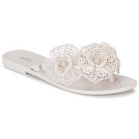 Melissa HARMONIC GARDEN FLOWER women\'s Flip flops / Sandals (Shoes) in white