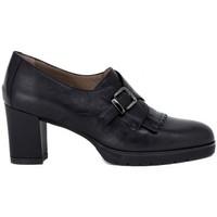 melluso accollata black womens court shoes in multicolour