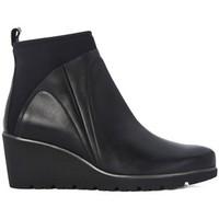 melluso shangai black womens low ankle boots in multicolour