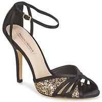 menbur purcell womens sandals in black