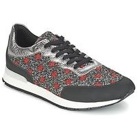 Meline JUNGLE NERO ETOILE ROSSO women\'s Shoes (Trainers) in grey