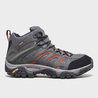 merrell mens moab gore tex xcr cross terrain mid shoe dark grey