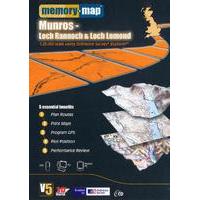 Memory Map Explorer Munros - Loch Rannoch & Loch Lomond CD ROM - Orange, Orange