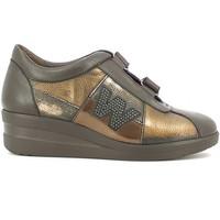 Melluso R0804 Scarpa velcro Women women\'s Shoes (Trainers) in brown