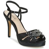 menbur alcazr womens sandals in black