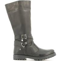 melania me6091f6ia boots kid black womens high boots in black