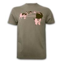 Mens FC Cow United Basic T and Armygreen 100% cotton