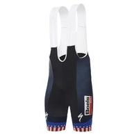 Medium Blue Men\'s Santini Team Boels American Champion Bib Shorts