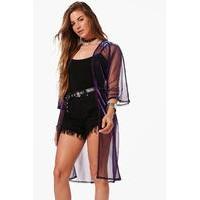 Metallic Shimmer Kimono - multi