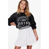 melissa sports trim skater skirt white