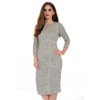 Metallic Knit Dress