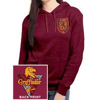 Medium Red Womens Harry Potter - House Gryffindor Hooded Sweatshirt