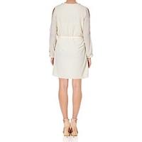 MERIT - White Shirt Dress with Embellished Cut-out Sleeves